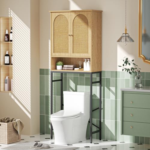 Rattan Toilet Storage Cabinet