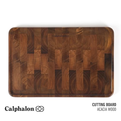 Edge Guard Cutting Board (Acacia Wood (13.6"x9.5"))