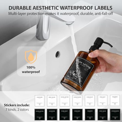 Glass Kitchen Soap Dispenser Set