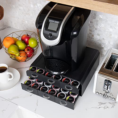 Single Serve Coffee Pod Organizer with 3 Drawers