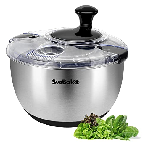 Salad Spinner Stainless Steel Large
