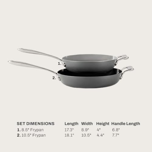 HA1® Ceramic Nonstick (8.5" & 10" Fry Pan Set)