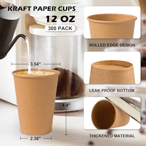 Kraft Paper Coffee Cups