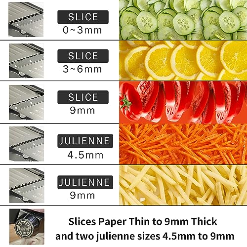 Mandoline Slicer for Kitchen and Vegetable Slicer