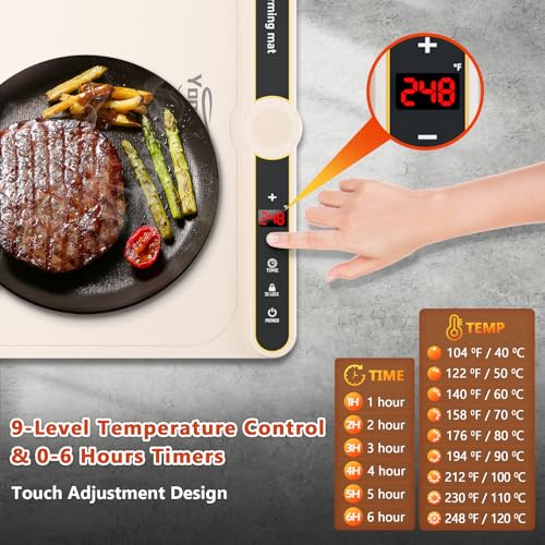 warming mat for food