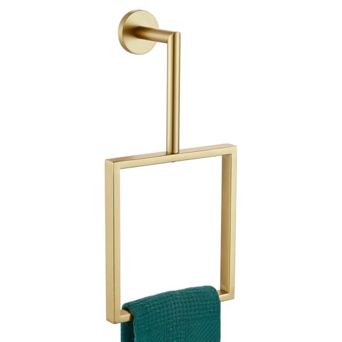 Towel Ring Chrome Bathroom Towel Holders for Wall Brushed Nickel Stainless Steel Bath Towel Hanger Bathroom and Kitchen Decor