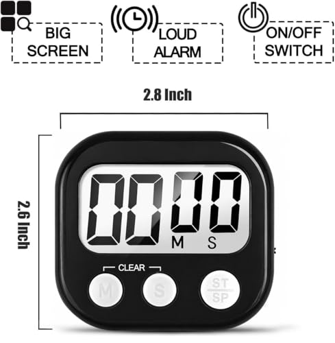 Digital Kitchen Timers for Cooking