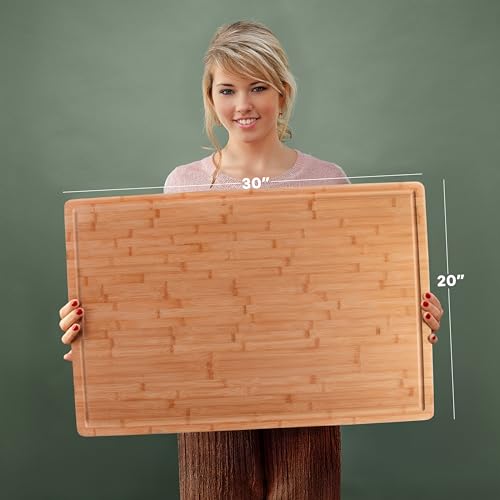 Extra Large Cutting Board for Kitchen 30 X 20 for Kitchens (30"L x 20"W)