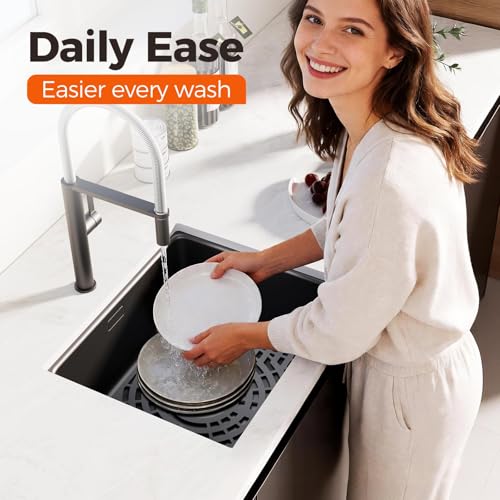 Silicone Sink Protector for Kitchen Sink (16x12 center)