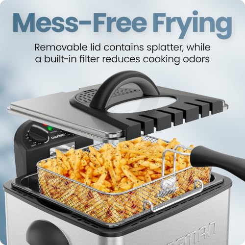 Fry Guy Deep Fryer with Wire Basket