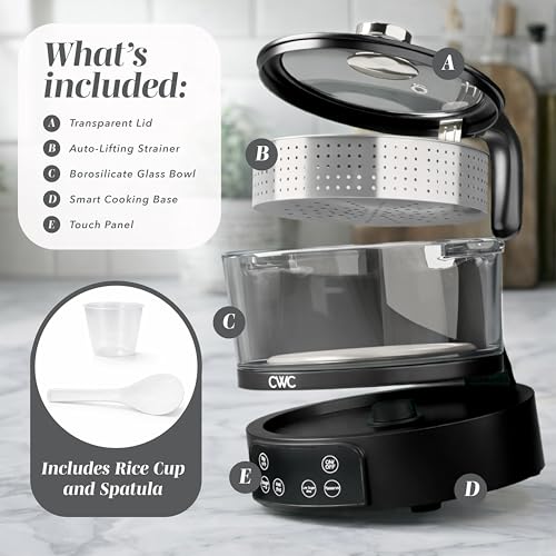 Glass Mini Low Carb Rice Cooker