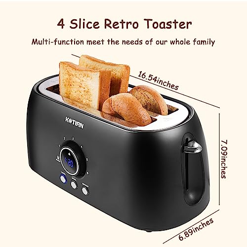 Retro Long Slot Toaster