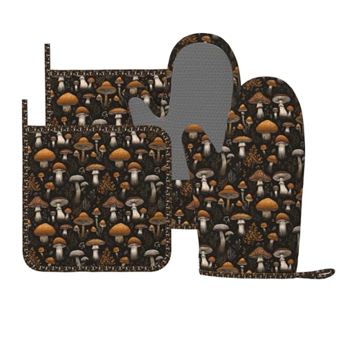 Oven Mitts and Pot Holders Set (A0968)