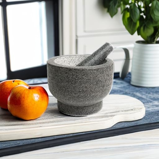 Granite Tall Mortar and Pestle