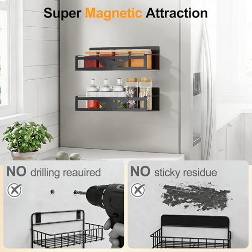 Magnetic Spice Rack for Refrigerator