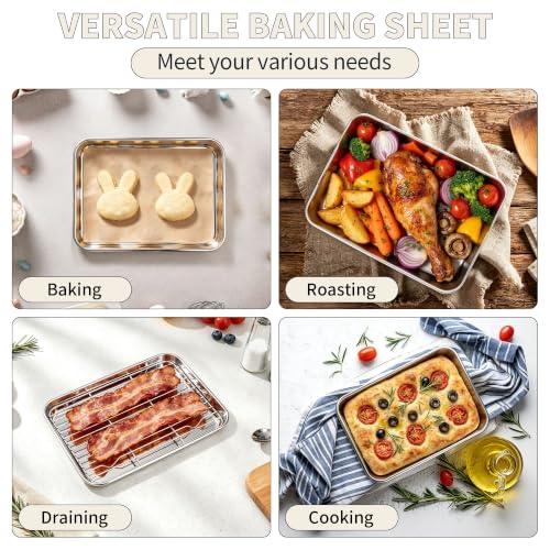Baking Sheet with Rack Set