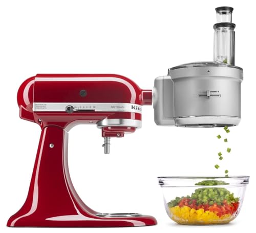 Food Processor Attachment with Commercial Dicing Disc