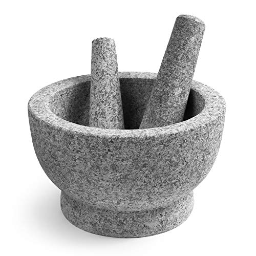 8 Inch Large Capacity Mortar and Pestle Set
