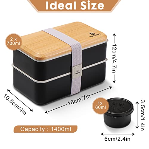 Bento Box Adult Lunch Box