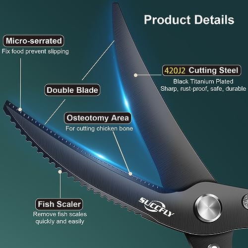Premium Kitchen Shears Heavy Duty