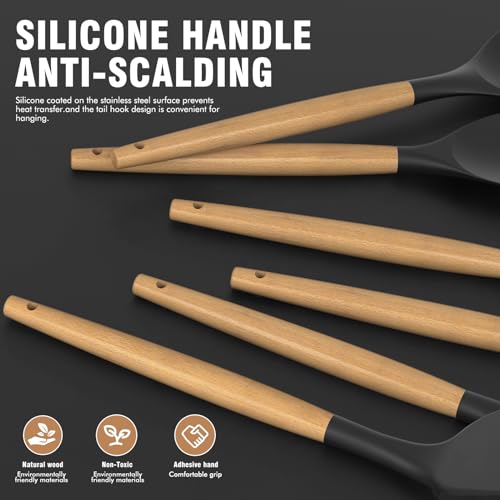 14 Pcs Silicone Cooking Utensils Kitchen Utensil Set