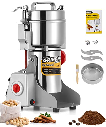 800g Electric Grain Grinder Mill Safety Upgraded 2400W High (800g Swing Type)