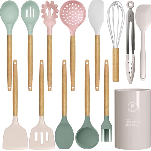 14 Pcs Silicone Cooking Utensils Kitchen Utensil Set