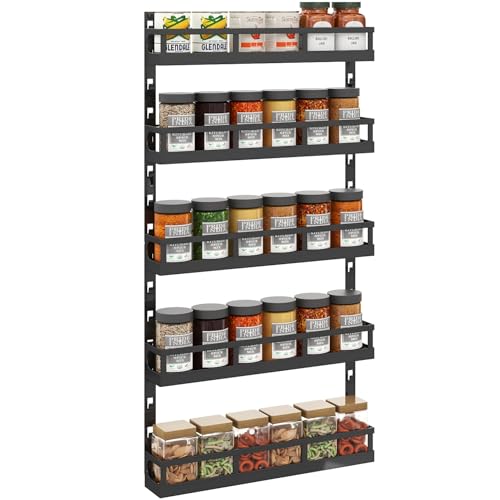 Wall Mount Spice Rack Organizer