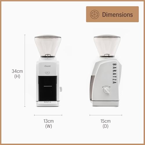 Encore Coffee Grinder ZCG484WHT (White / 5.12 x 5.91 x 13.39 inches (Pack of 1))
