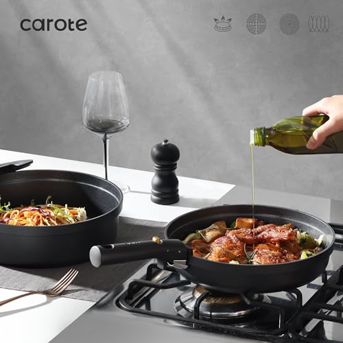 Tri Ply Stainless Steel Cookware Set with Detachable Handle