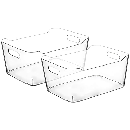 Clear Plastic Storage Bins
