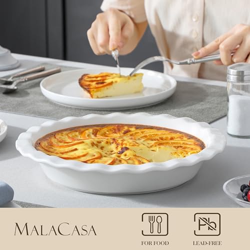 White Ceramic Pie Pan