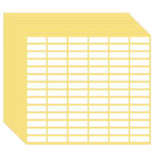 White Labels Stickers Blank Labels Removable Labels Stickers for Jars Boxes File Folders Envelopes School Office Kitchen