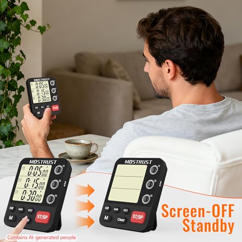 Digital Dual Kitchen Timer
