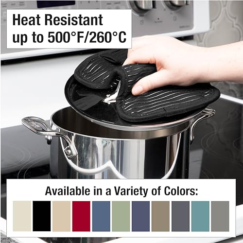 Premium Pot Holder & Hot Pad (Black / 2 Pack)