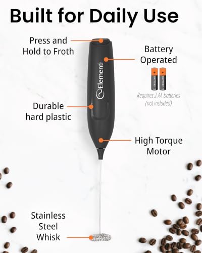 Milk Frother Handheld Matcha Whisk