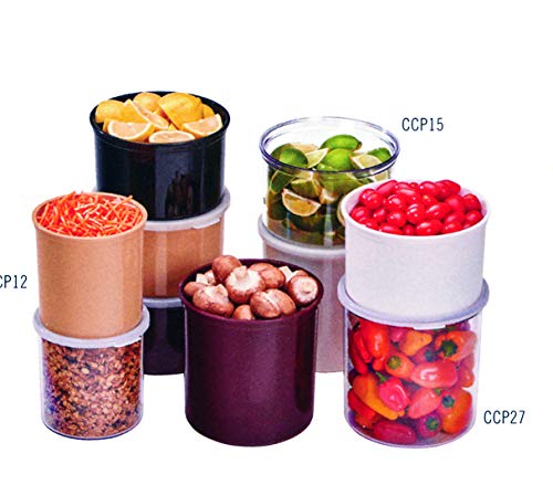 Cambro CCP27152 Clear 2.7 Qt Crock with Lid