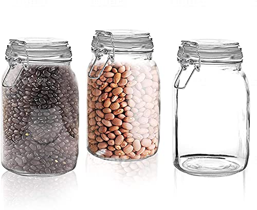 Glass jar with Lock