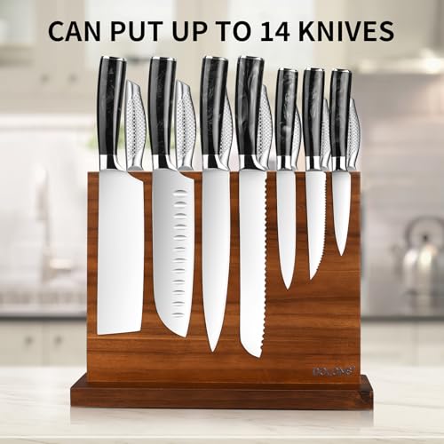 Magnetic Knife Block (Brown)