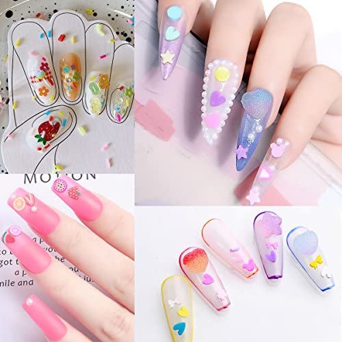 Fake Sprinkles Resin Sprinkles Fake Candy Sprinkles Clay Sprinkles Polymer Sprinkles Polymer Clay Slices for Nail Art DIY Crafts Cake Phone Case