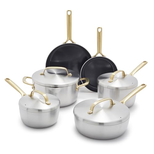 GP5 Stainless Steel 13 (13 Piece Cookware Set / Silver)