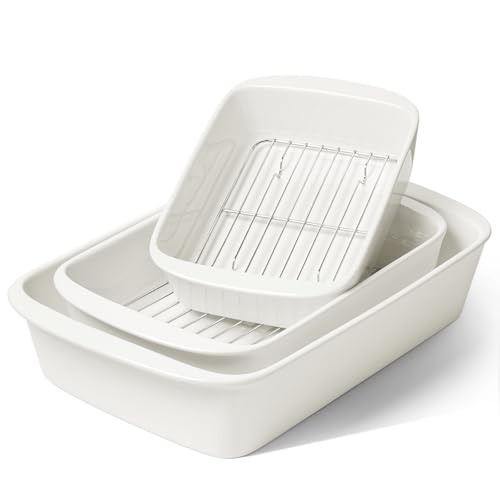 Ceramic Casserole Dishes for Oven with 304 Racks