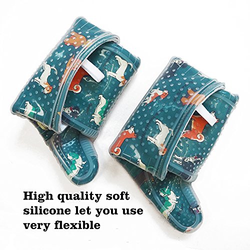 Pot Holders Set of 3 Non Slip Silicone Kitchen Lines Heat Resistant 500℉ Kitchen Gloves BBQ Cooking Baking Cooking Barbecue Microwave Machine Washable…