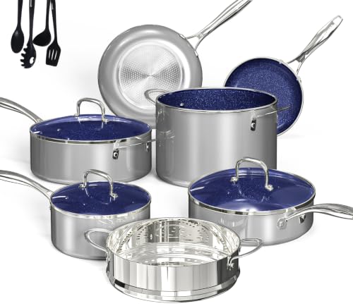 Deluxe DUXANO 14PC Healthy Pots and Pan With 9H Anti