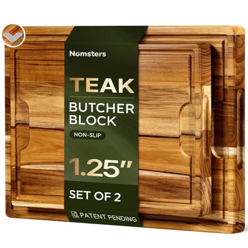 2 Piece Teak Cutting Board Set (Multiple Sizes (Set of 2))