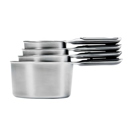 Good Grips 4 Piece Stainless Steel Measuring Cups with Magnetic Snaps (4 count / Cups)
