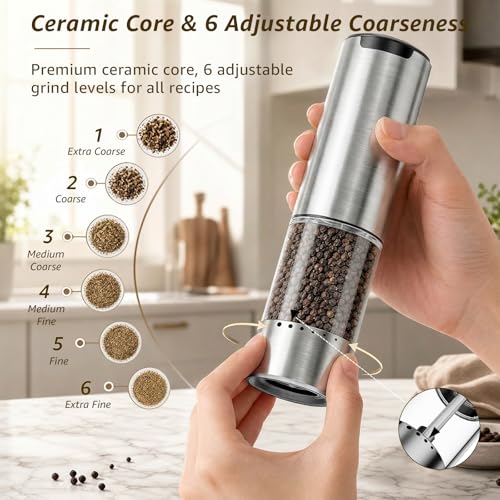 Electric Salt and Pepper Grinder Set Type