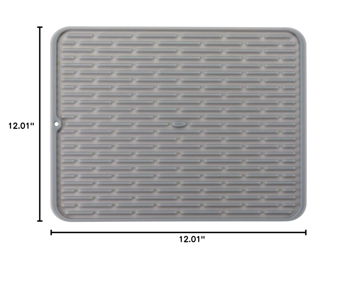 Good Grips 13265200MLNYK Silicone Draining Mat Grey (12" x 12")