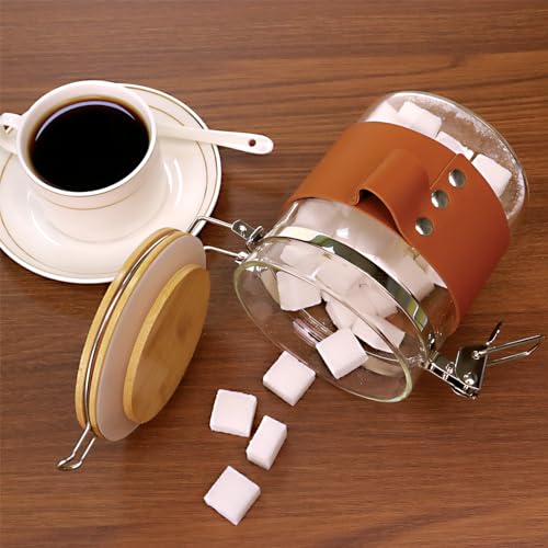 Glass Storage Jars with Spoon