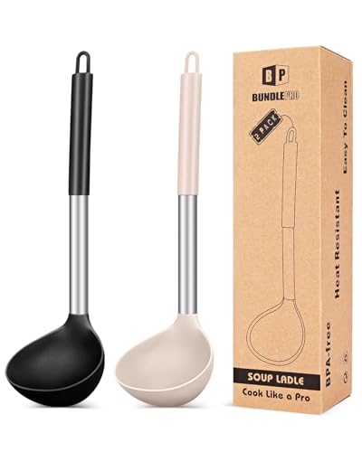 Silicone Soup Ladle Spoon Kitchen Utensils